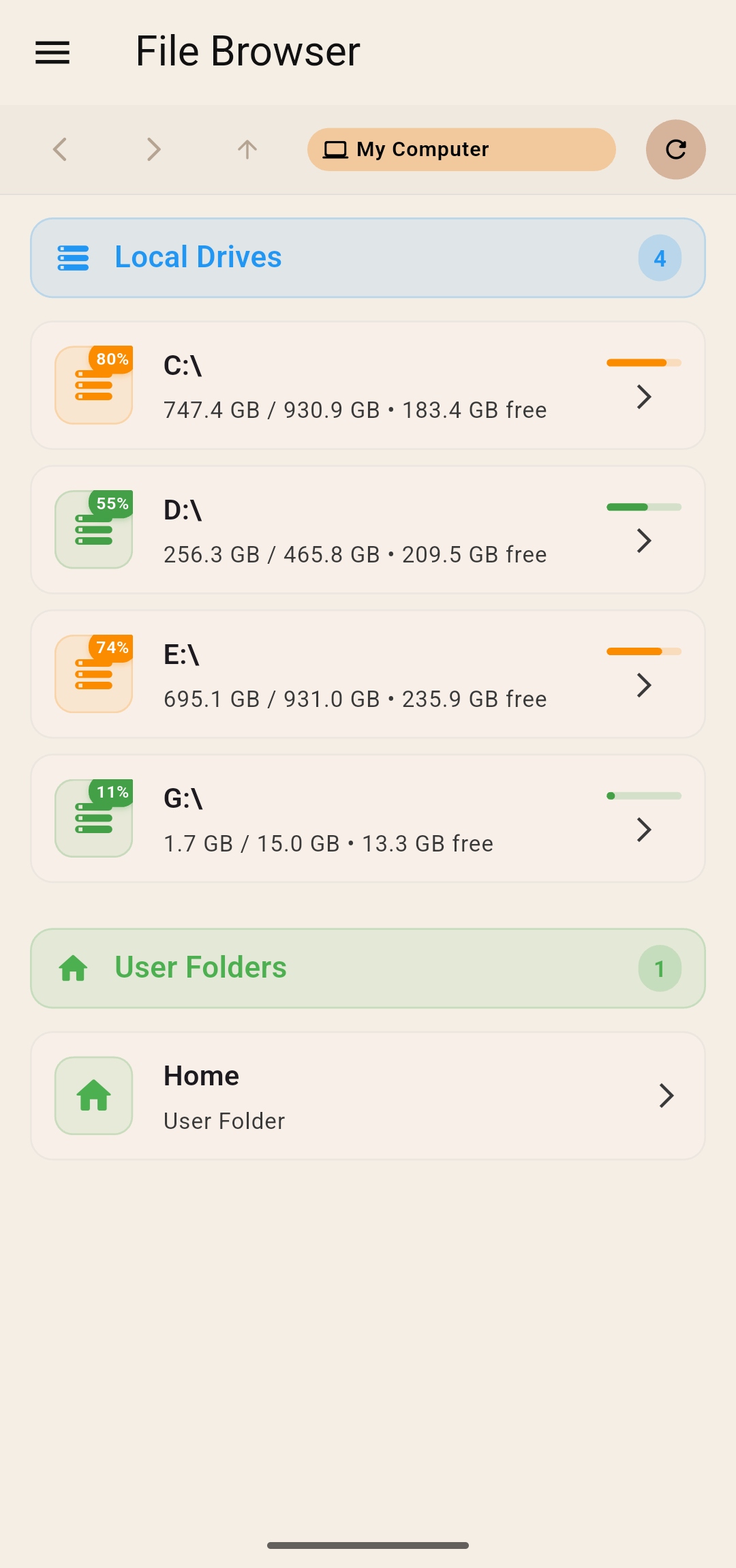 pclink screenshot 2
